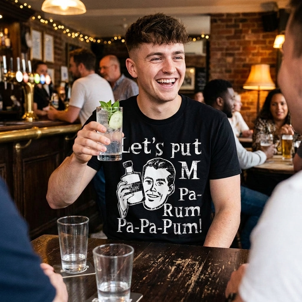 Let's Put The Rum In Pa-Rum-Pa-Pa-Pum Men's T Shirt product image 4