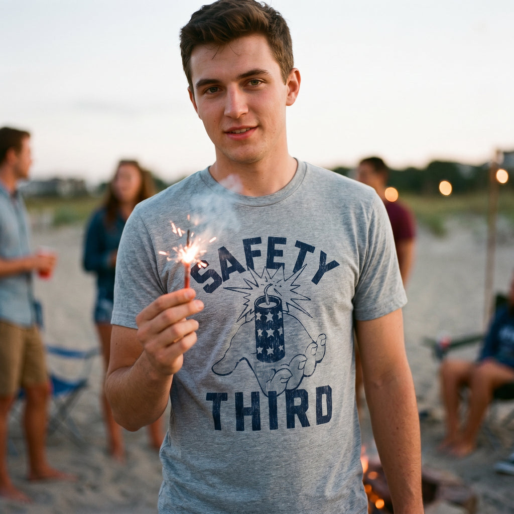 Safety Third Men's T Shirt product image 2