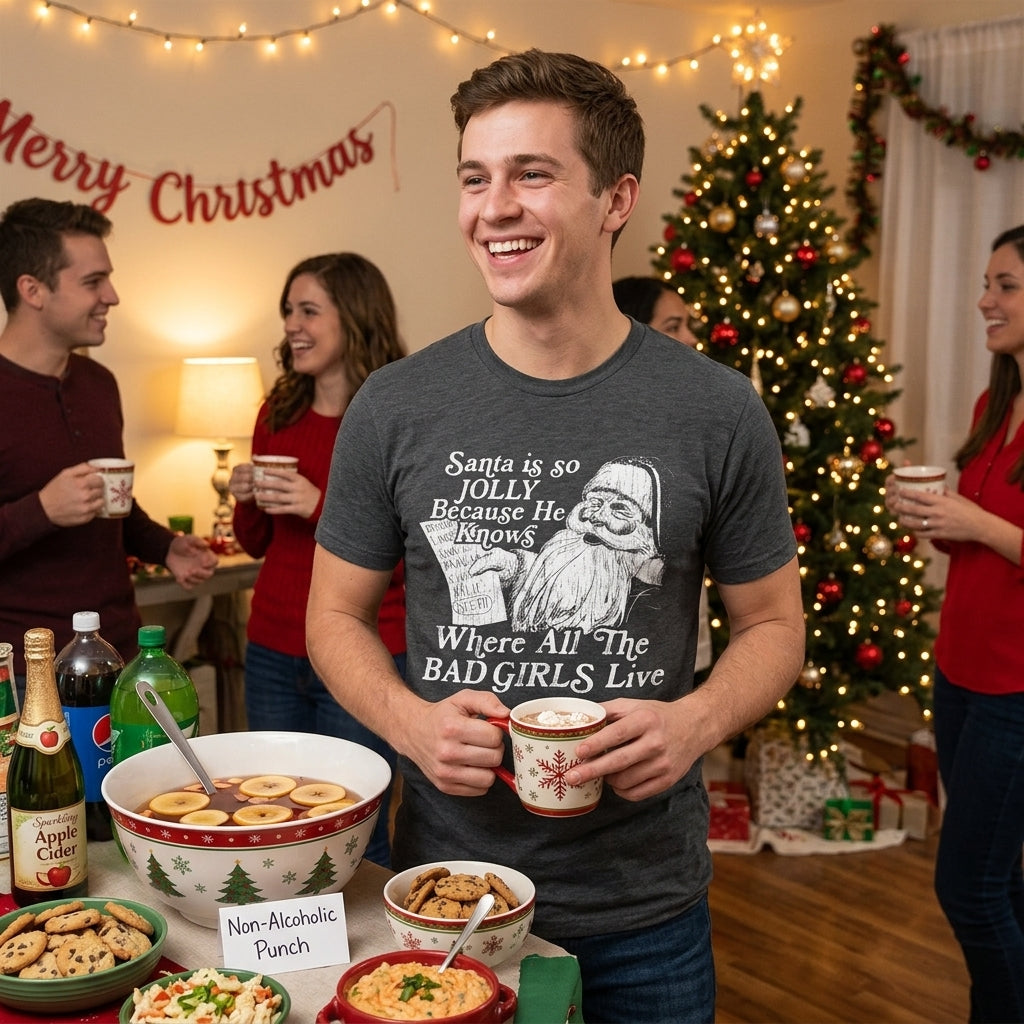 Santa Is Jolly Because He Knows Where The Bad Girls Live product image 2