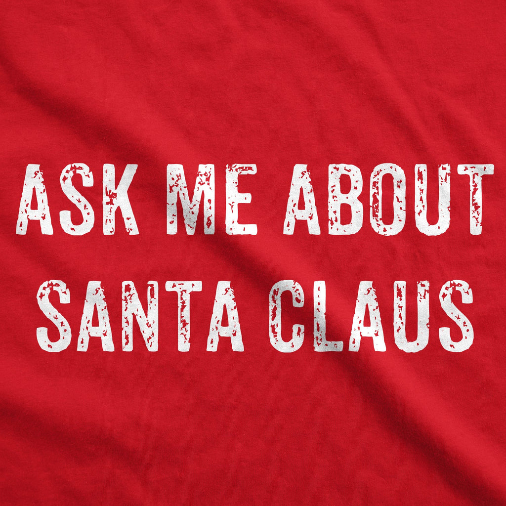 Ask Me About Santa Claus Flip Men's T Shirt product image 4