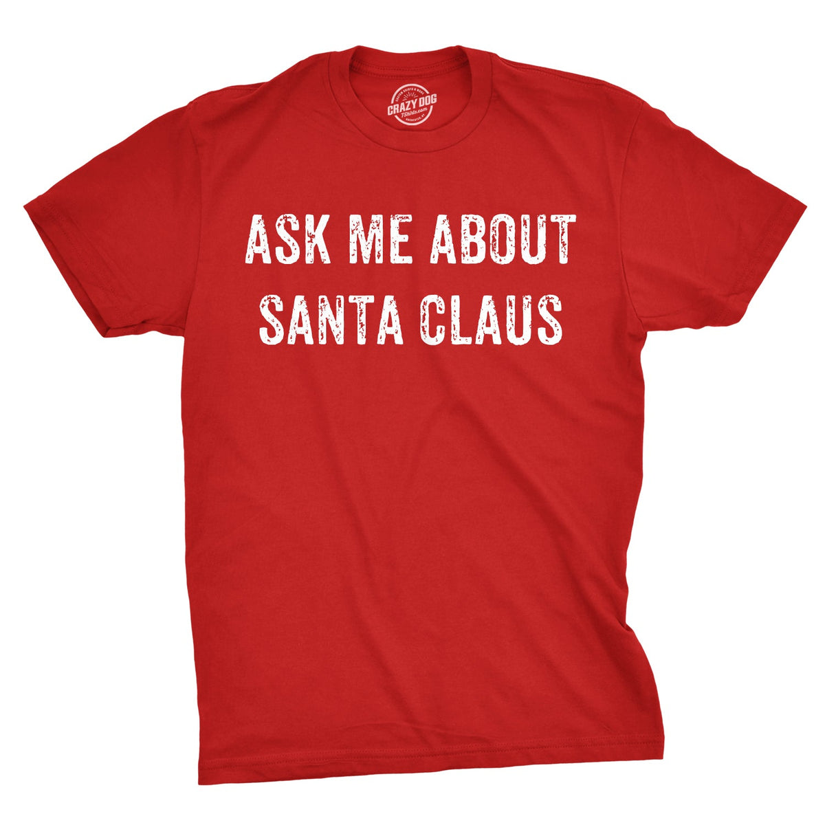 Ask Me About Santa Claus Flip Men's T Shirt product image 3