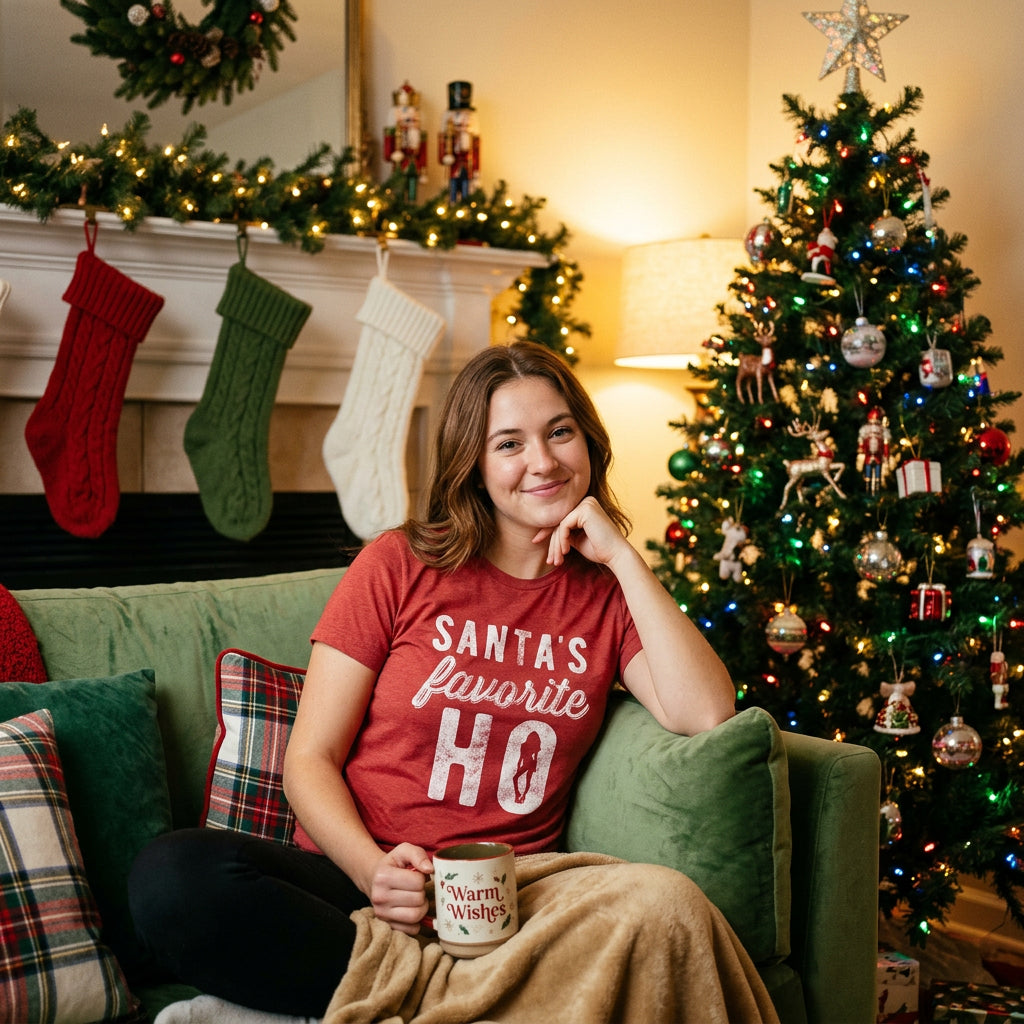 Santa's Favorite Ho Women's T Shirt product image 3