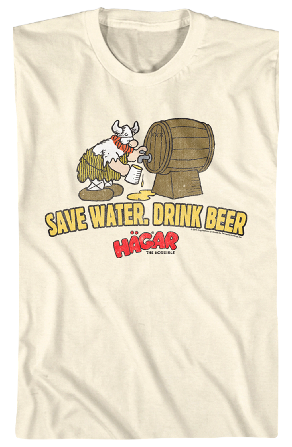 Save Water Drink Beer Hagar The Horrible T-Shirt product image 2