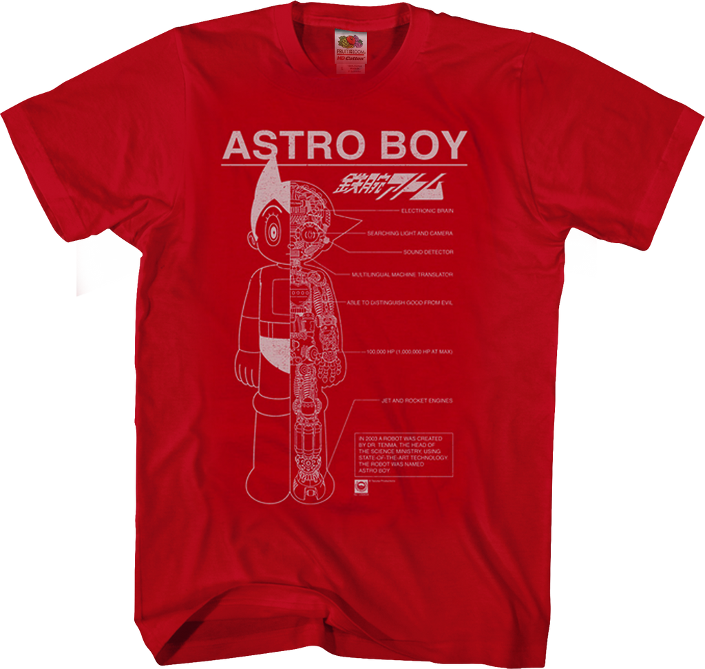 Schematic Astro Boy T-Shirt product image 1