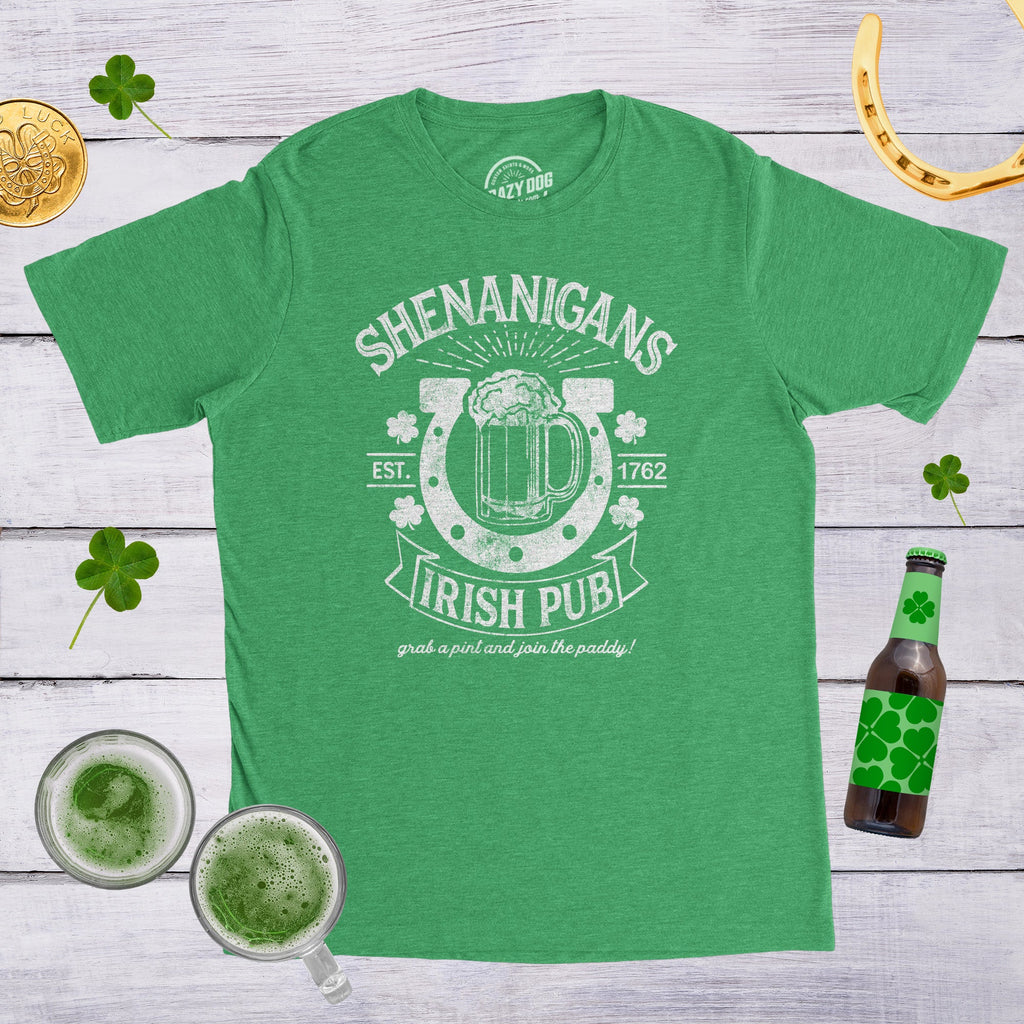 Shenanigans Irish Pub Men's T Shirt product image 2