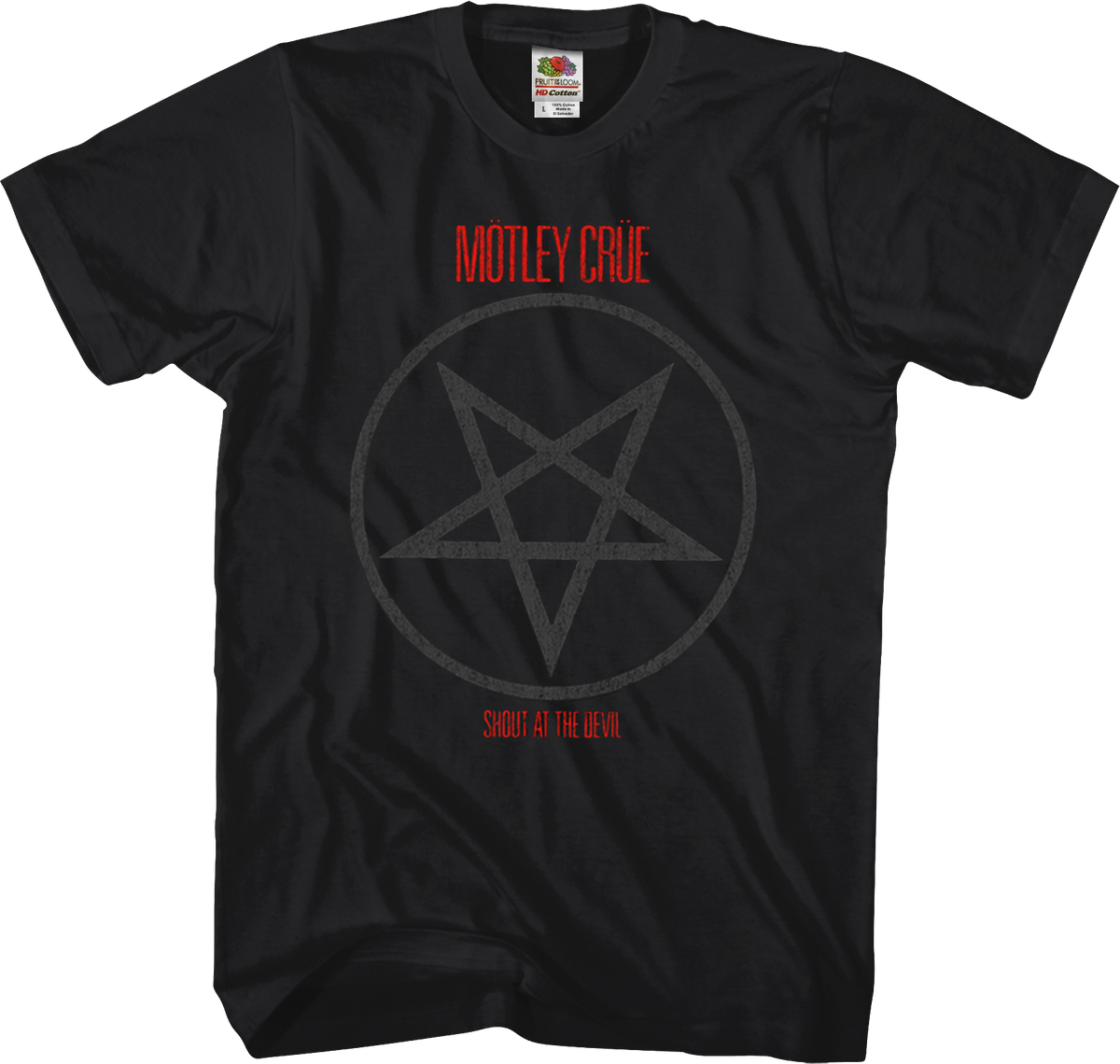 Shout At The Devil Pentagram Motley Crue T-Shirt product image 1