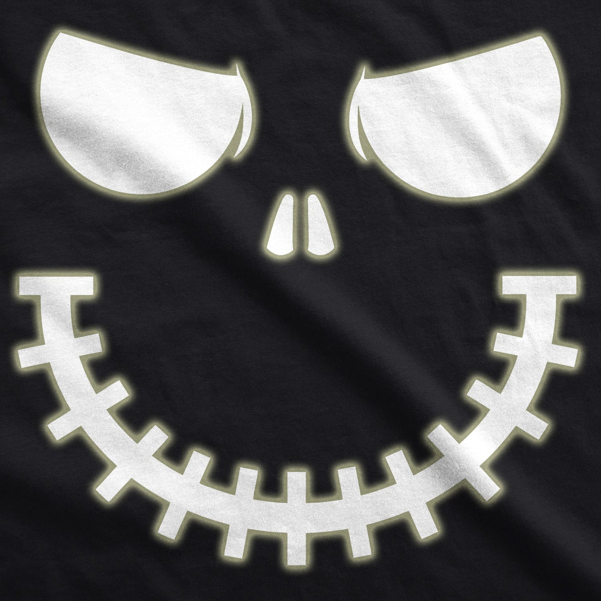 Skeleton Zipper Pumpkin Face Men's T Shirt product image 3