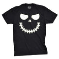 Skeleton Zipper Pumpkin Face Men's T Shirt product image 1