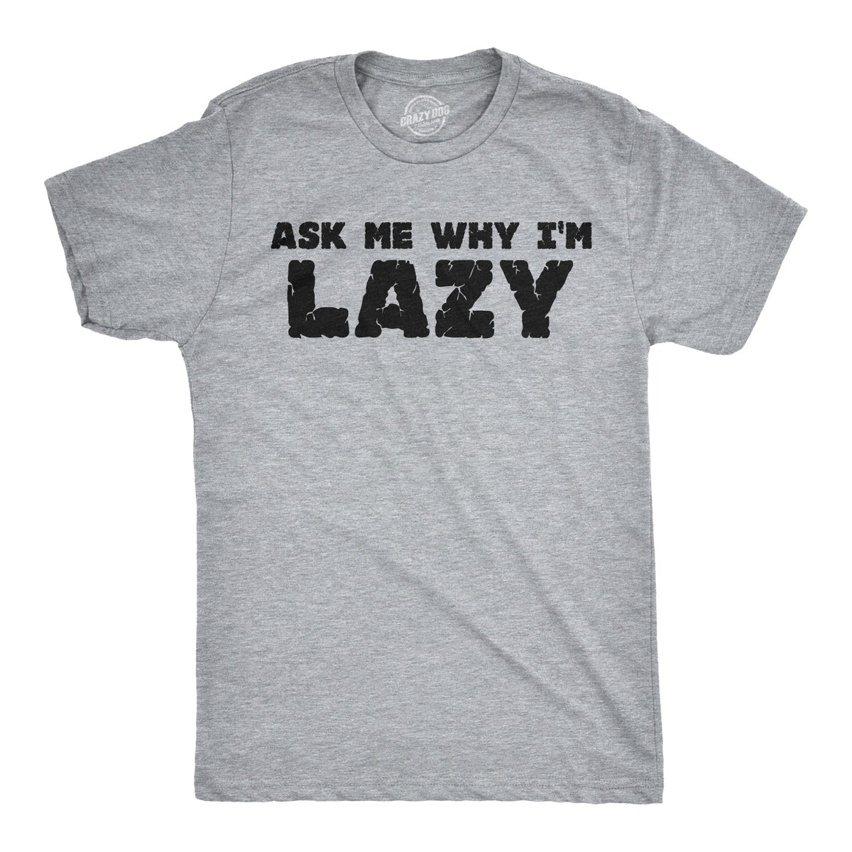 Ask Me Why I'm Lazy Sloth Flip Men's T Shirt product image 3