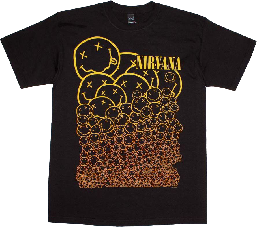 Smiley Face Logos Nirvana T-Shirt product image 1