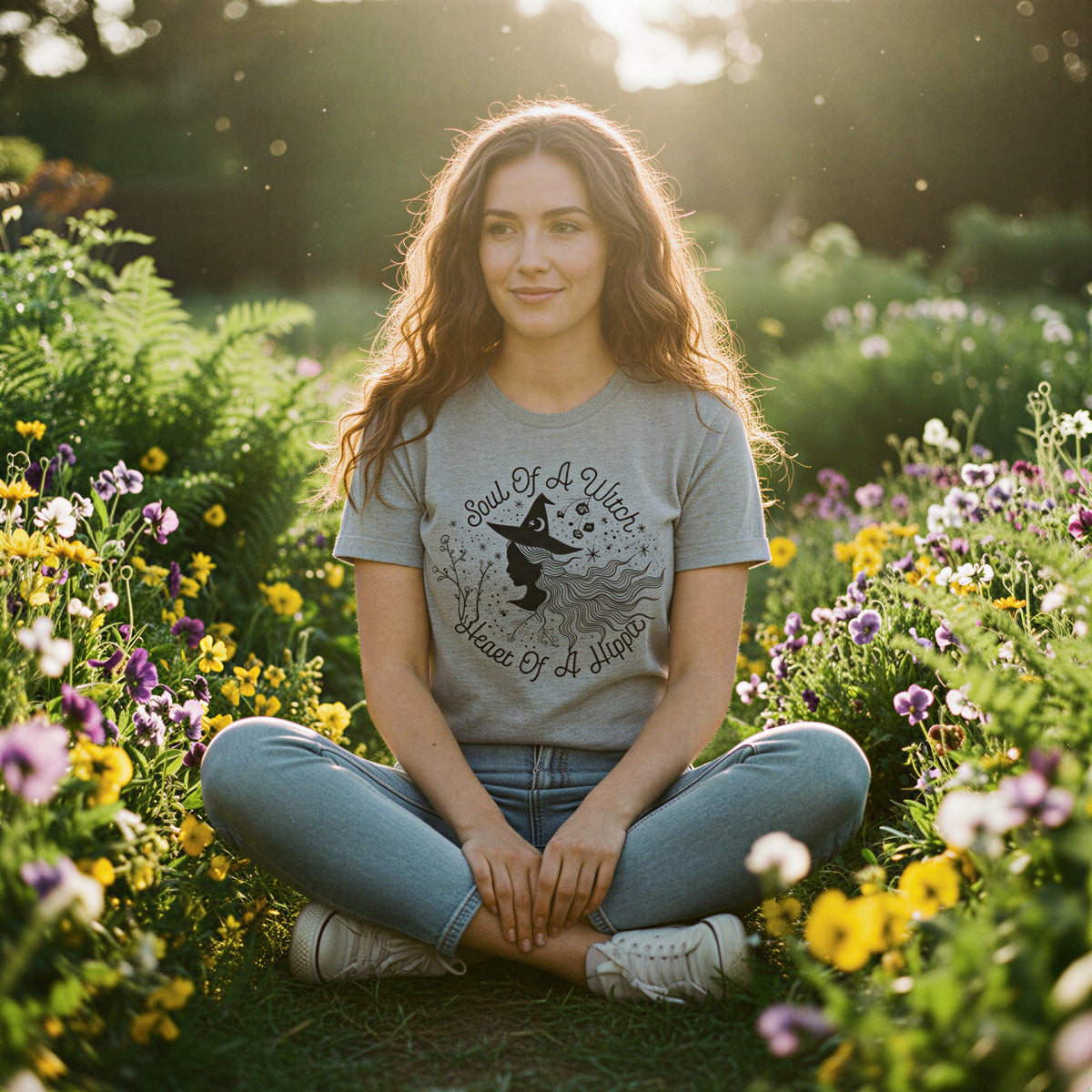 Soul Of A Witch Heart Of A Hippie Women's T Shirt product image 2