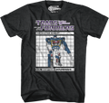 Soundwave Instruction Booklet Transformers T-Shirt product image 1