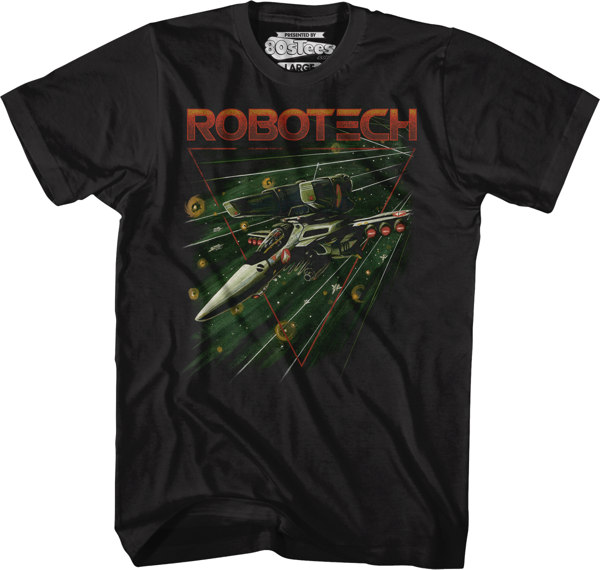 Space Battle Robotech T-Shirt product image 1