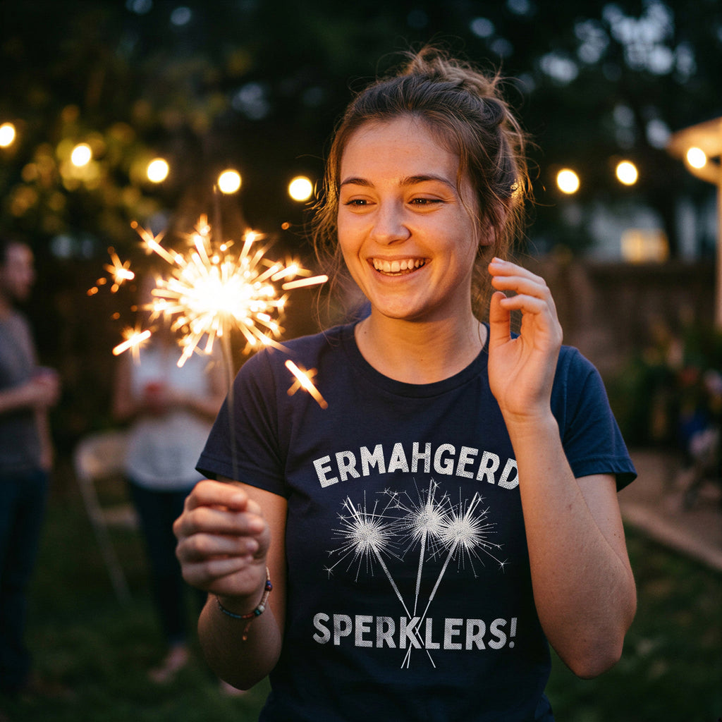 Ermahgerd Sperklers Women's T Shirt product image 5
