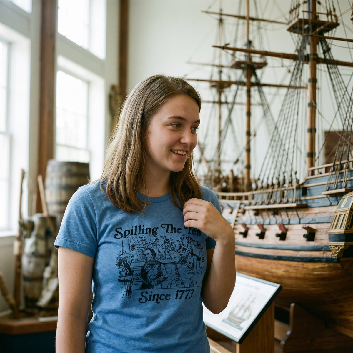Spilling The Tea Since 1773 Women's T Shirt product image 5