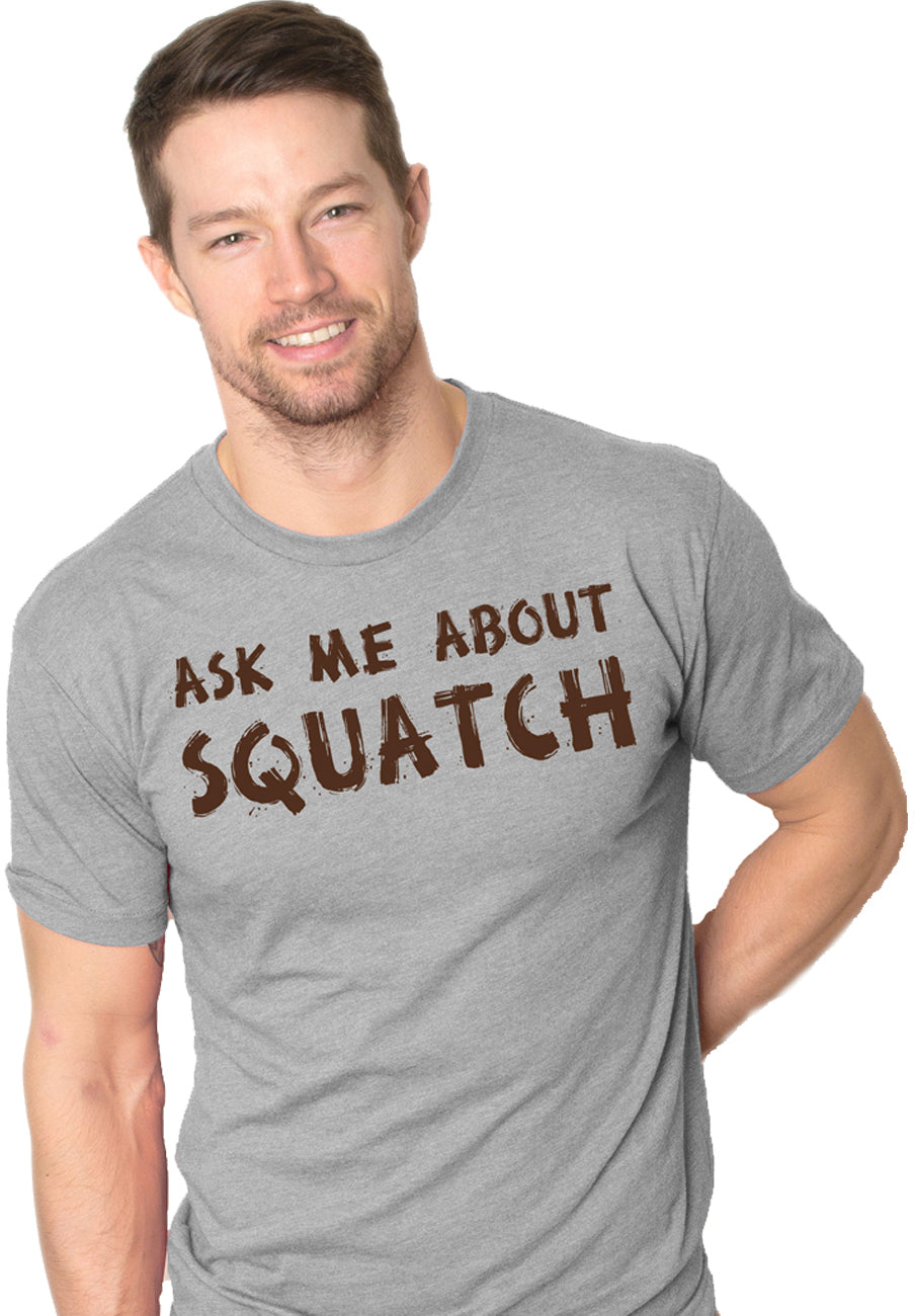Ask Me About My Bigfoot Flip Men's T Shirt product image 10