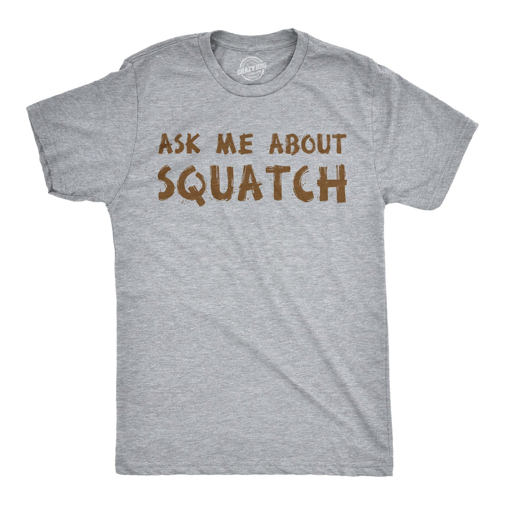 Ask Me About My Bigfoot Flip Men's T Shirt product image 3