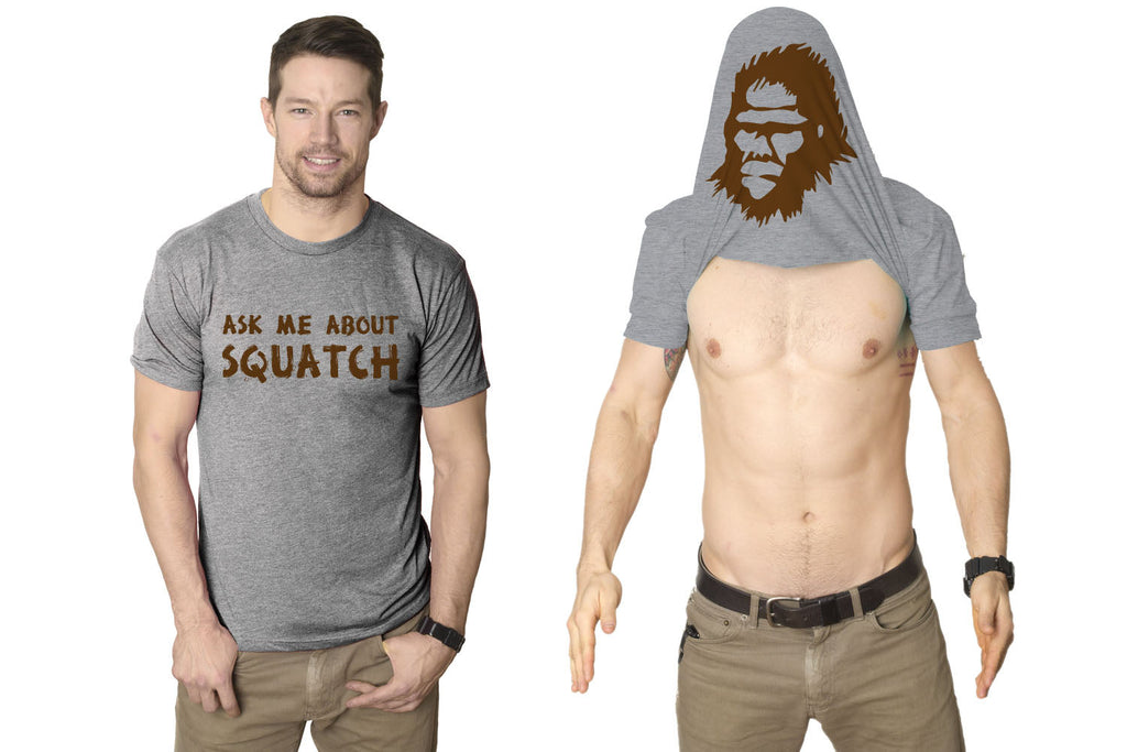 Ask Me About My Bigfoot Flip Men's T Shirt product image 1
