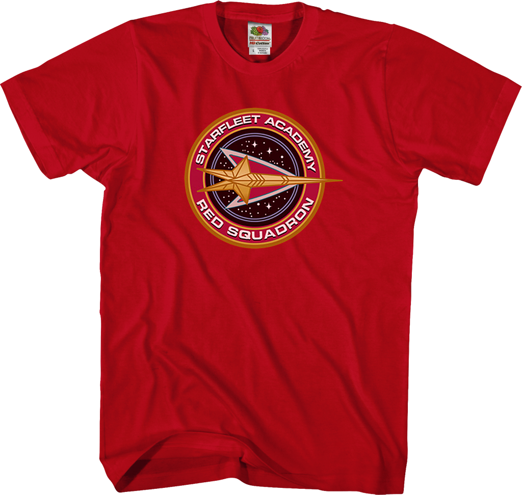 Starfleet Academy Red Squadron Star Trek T-Shirt product image 1