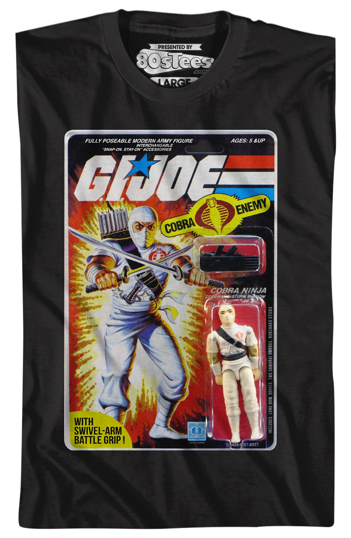 Storm Shadow Figure Box Art GI Joe T-Shirt product image 2