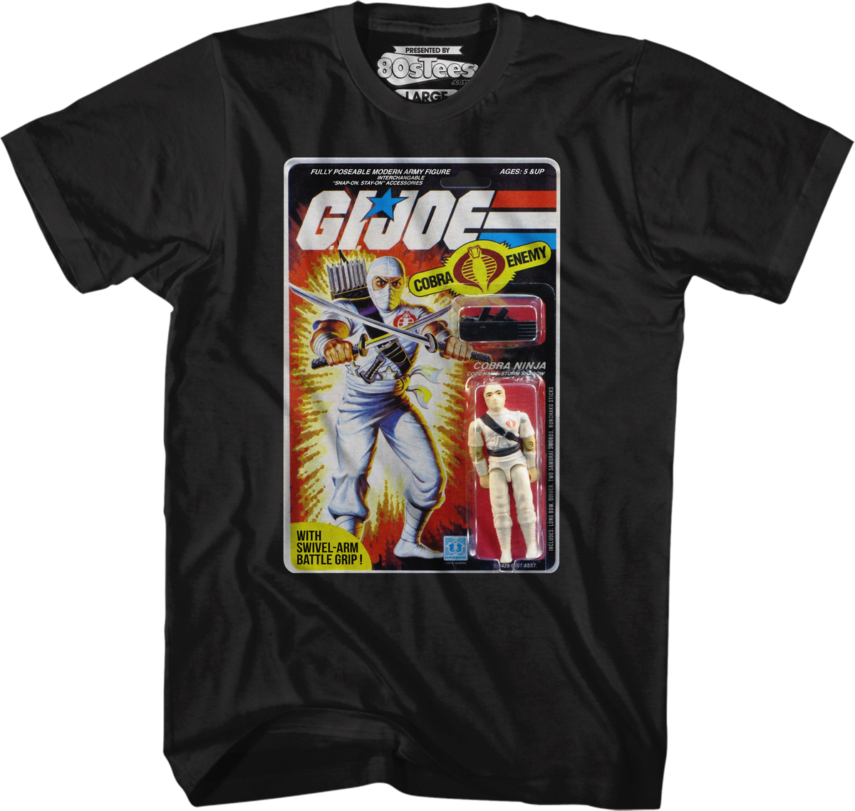 Storm Shadow Figure Box Art GI Joe T-Shirt product image 1