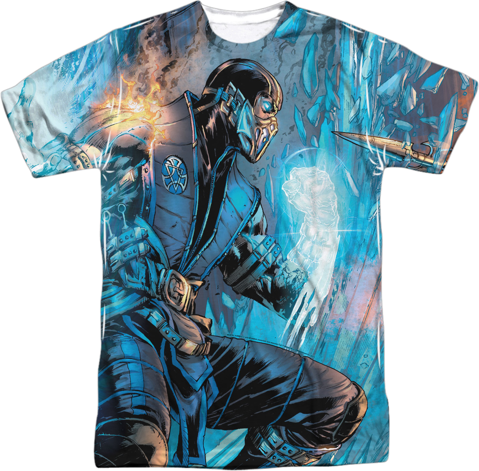Sub-Zero and Scorpion Mortal Kombat T-Shirt product image 1