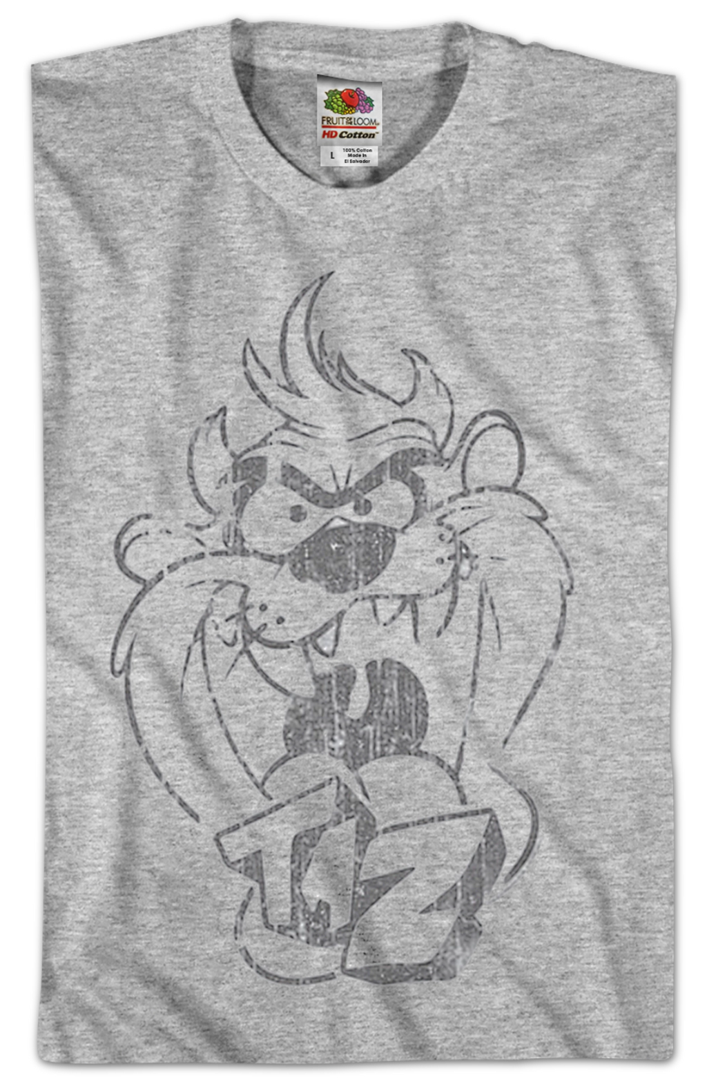 Taz Sketch Looney Tunes T-Shirt product image 2