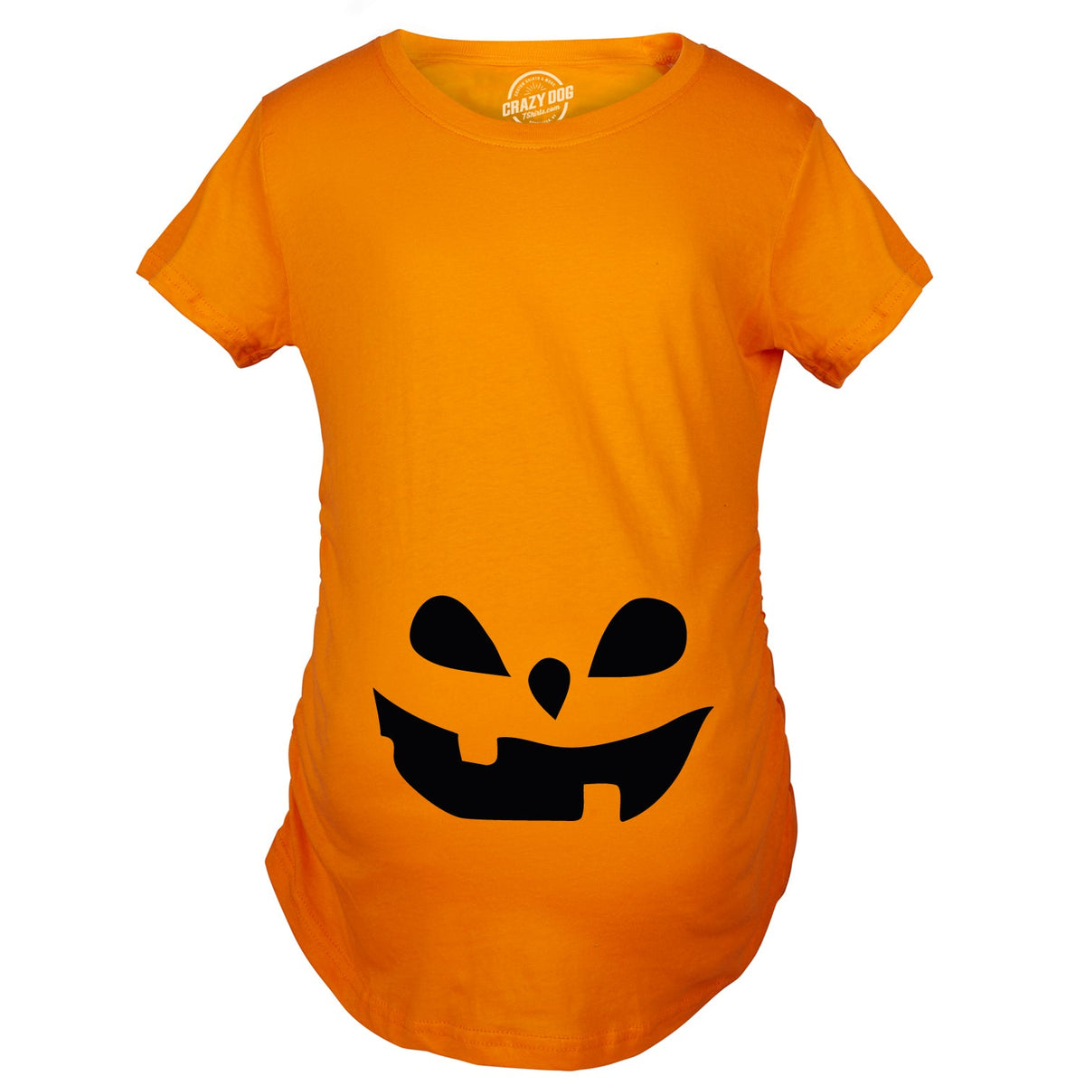 Teardrop Eyes Pumpkin Face Maternity T Shirt product image 3