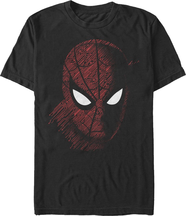 Tech Portrait Spider-Man T-Shirt product image 1