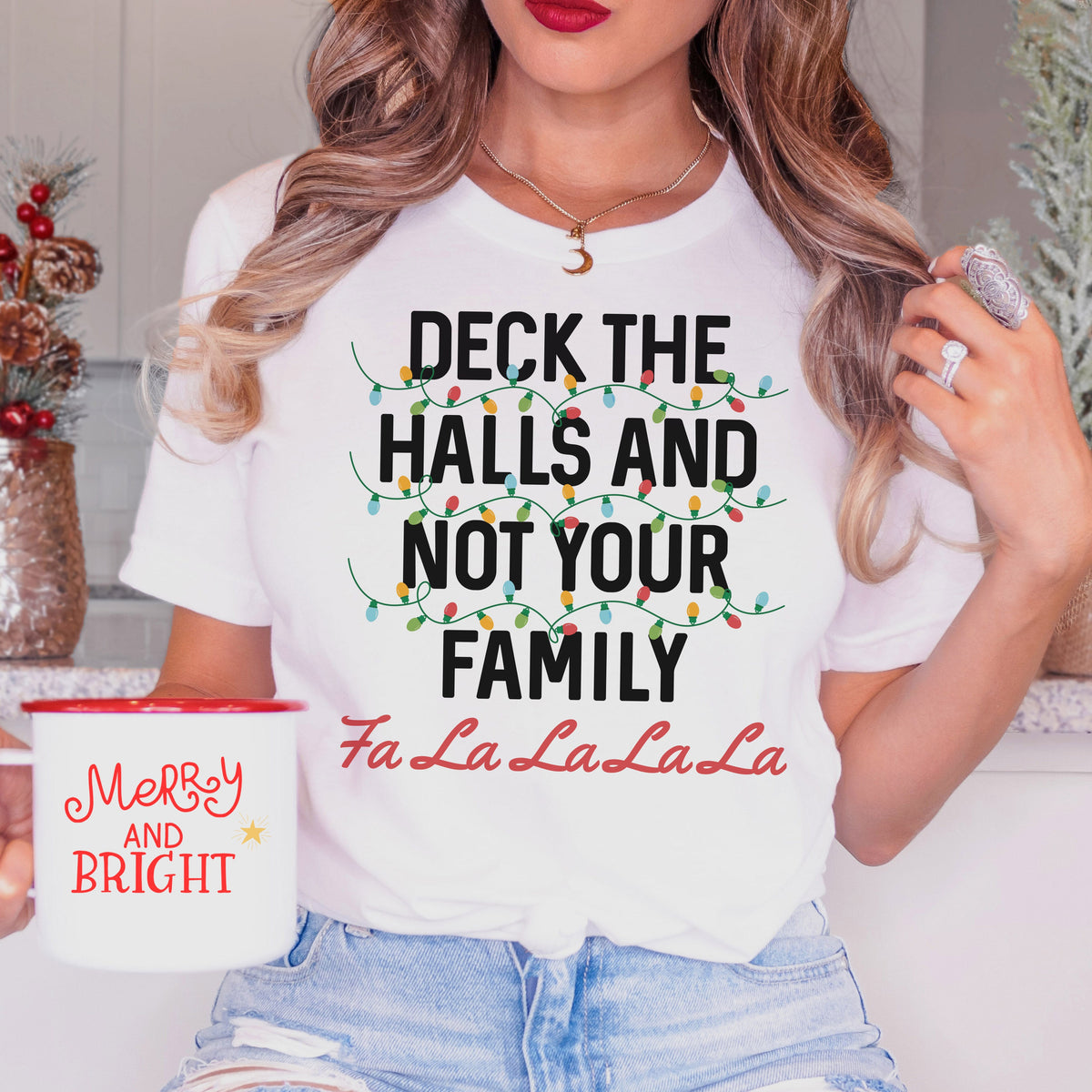 Deck Halls Not Family Shirt product image 1