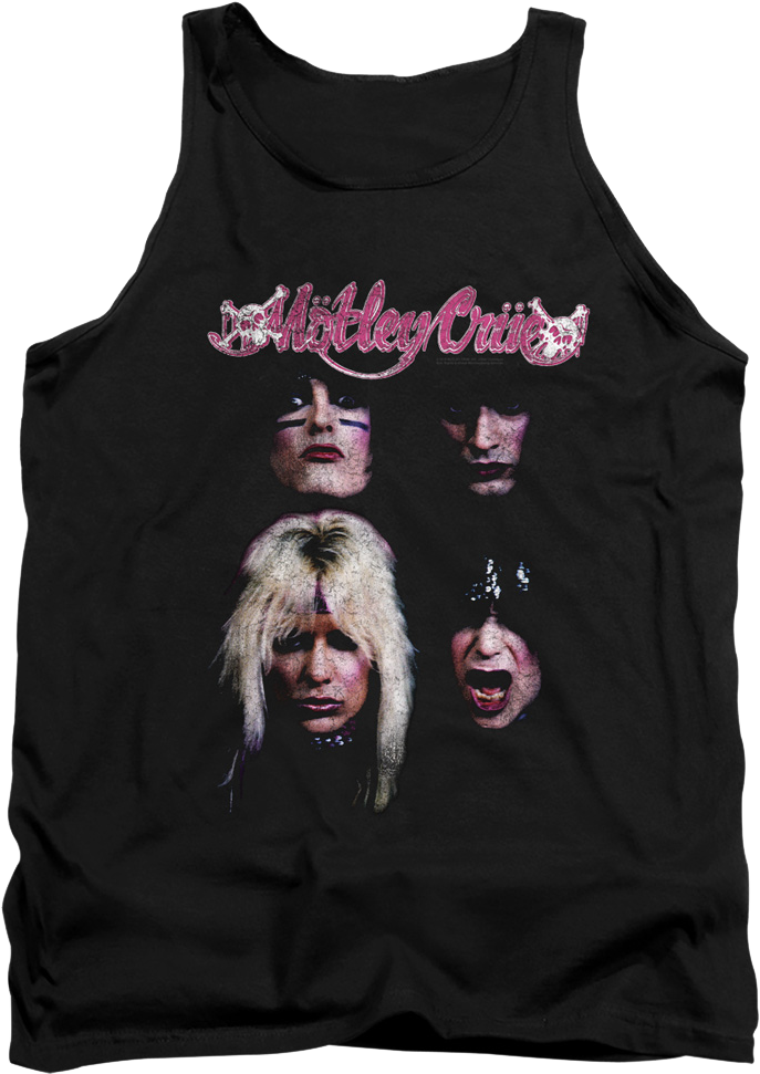 The Faces Of Motley Crue Tank Top