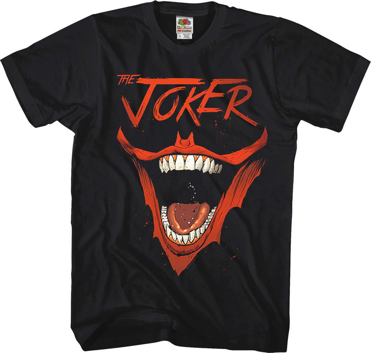The Joker Bat-Shaped Smile DC Comics T-Shirt product image 1