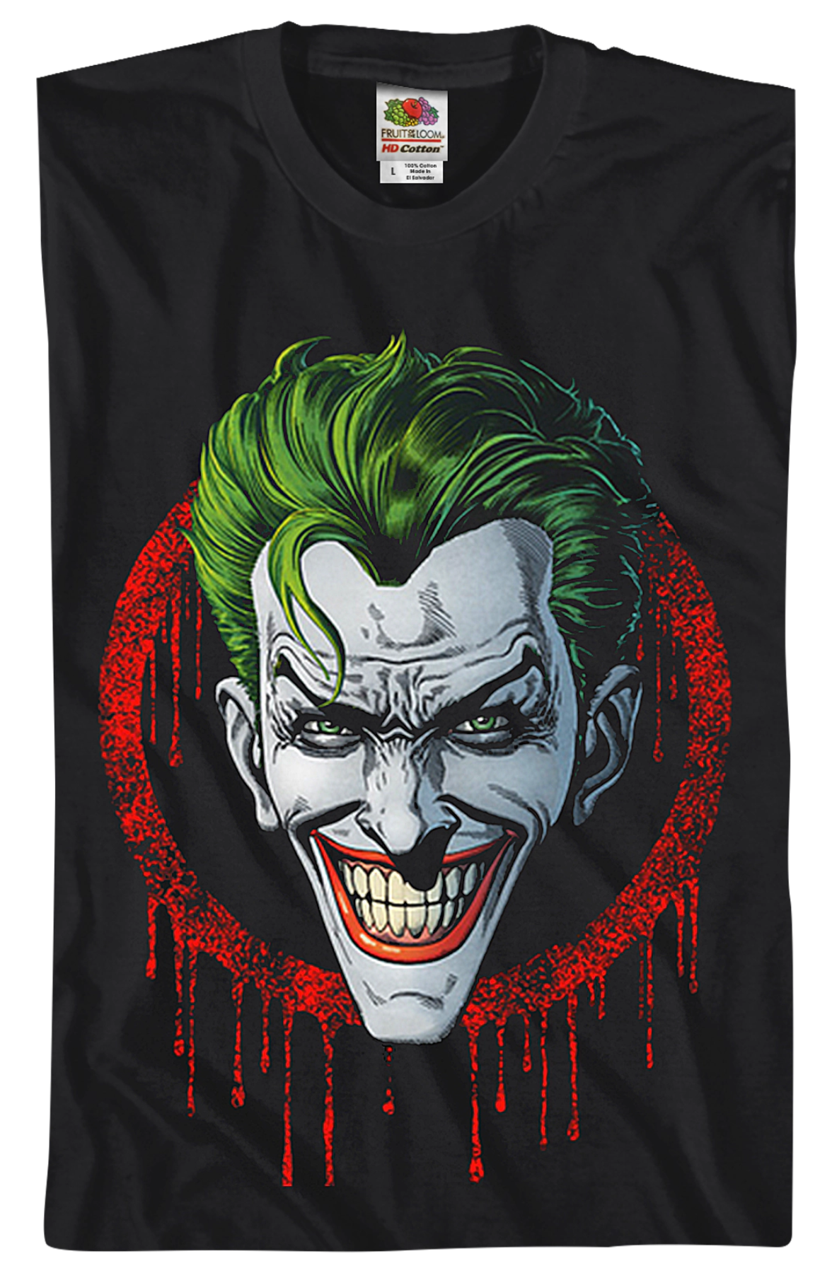 The Joker Dripping Blood DC Comics T-Shirt product image 2