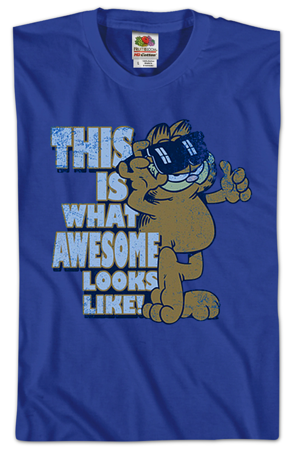 This Is What Awesome Looks Like Garfield T-Shirt product image 2