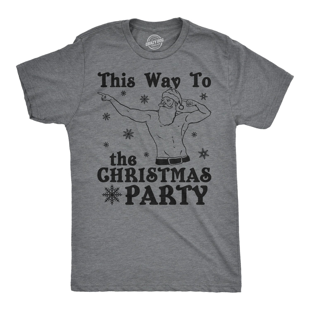 This Way To The Christmas Party Men's T Shirt product image 6