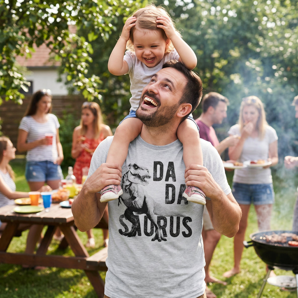 T-Rex Dadasaurus Men's T Shirt product image 2