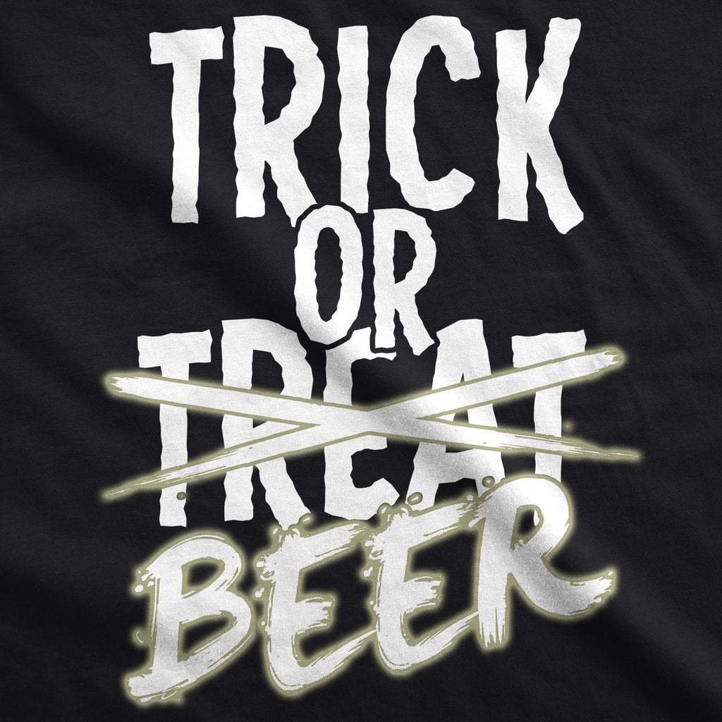Trick Or Beer Glow Men's T Shirt product image 3