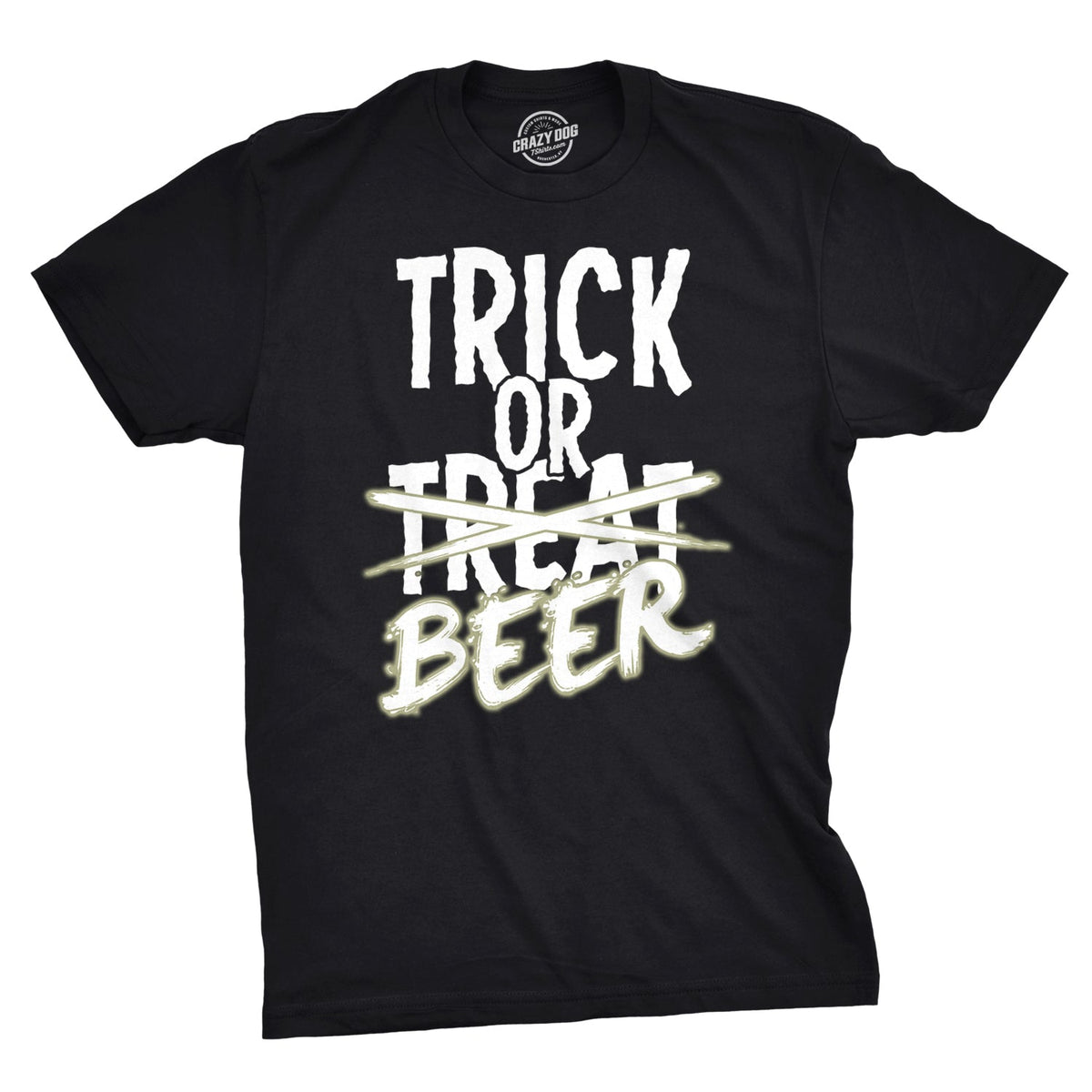 Trick Or Beer Glow Men's T Shirt product image 1