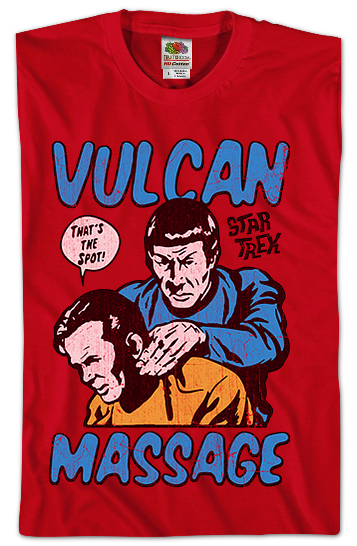 Vulcan Massage Star Trek T-Shirt product image 2