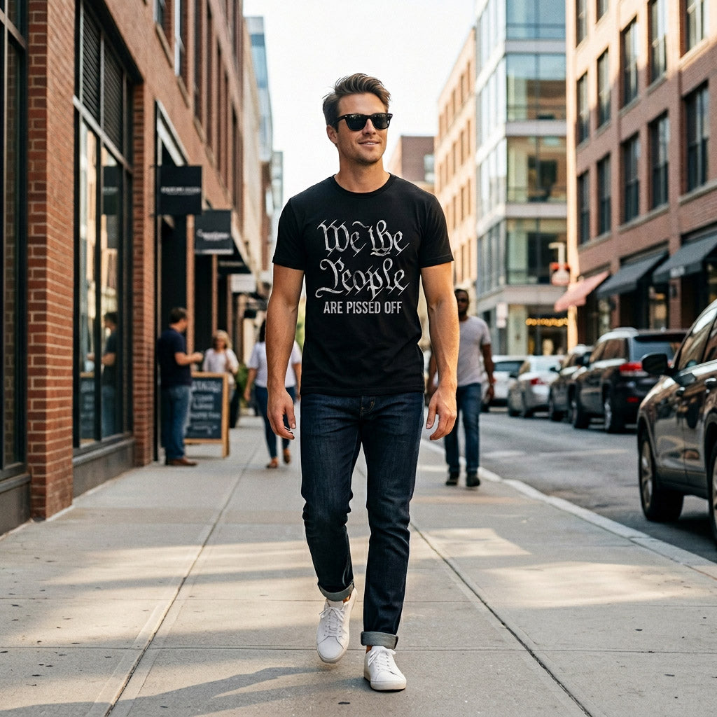 We The People Are Pissed Off Men's T Shirt product image 2