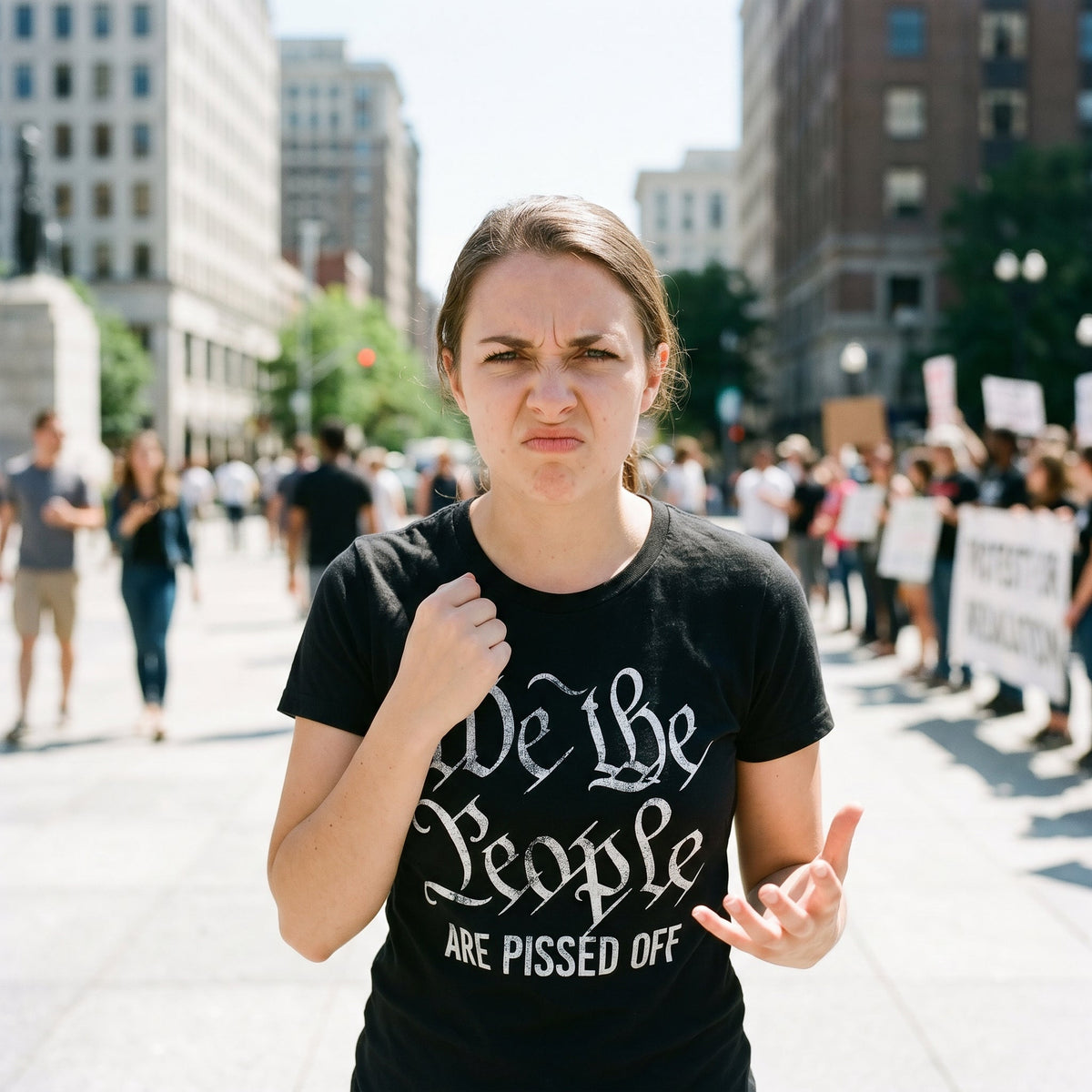 We The People Are Pissed Off Women's T Shirt product image 2