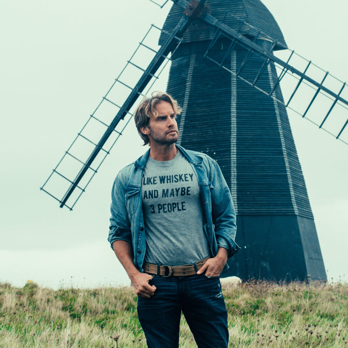 I Like Whiskey And Maybe 3 People Men's T Shirt product image 2