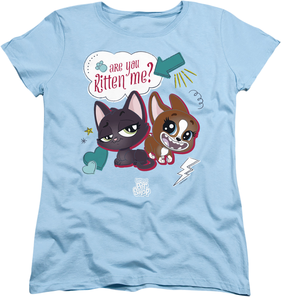 Womens Are You Kitten Me Littlest Pet Shop Shirt product image 1