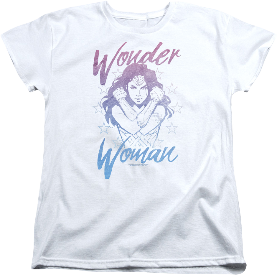 Womens Arms Crossed Wonder Woman Shirt product image 1