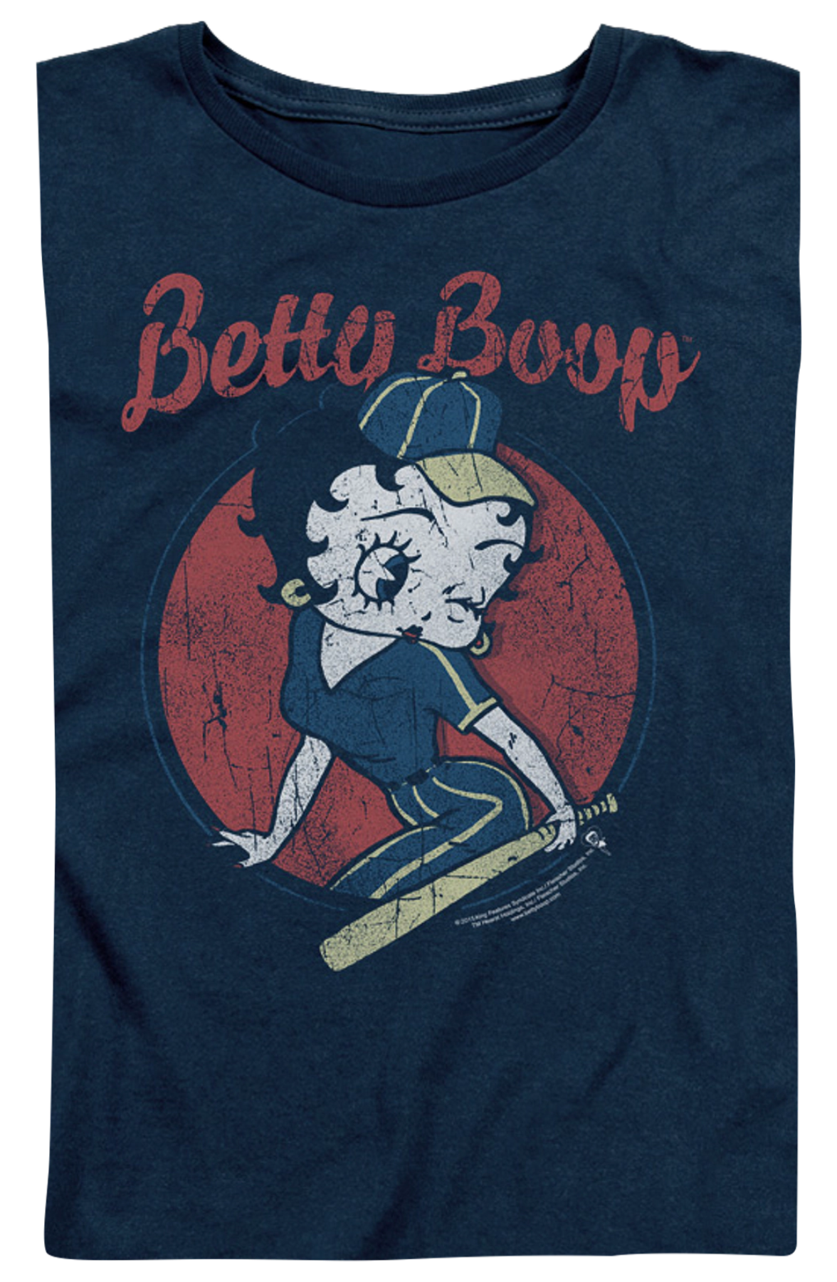 Womens Baseball Betty Boop Shirt product image 2