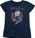 Womens Baseball Betty Boop Shirt product image 1