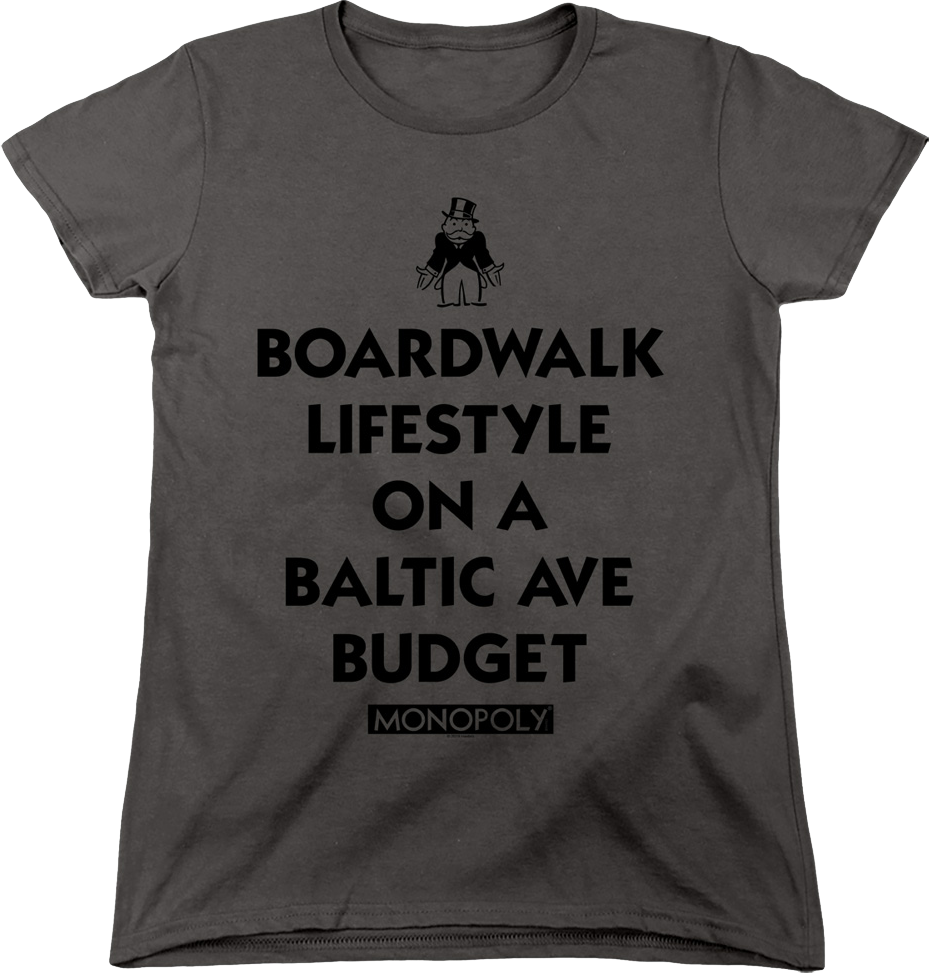 Womens Boardwalk Lifestyle Monopoly Shirt product image 1