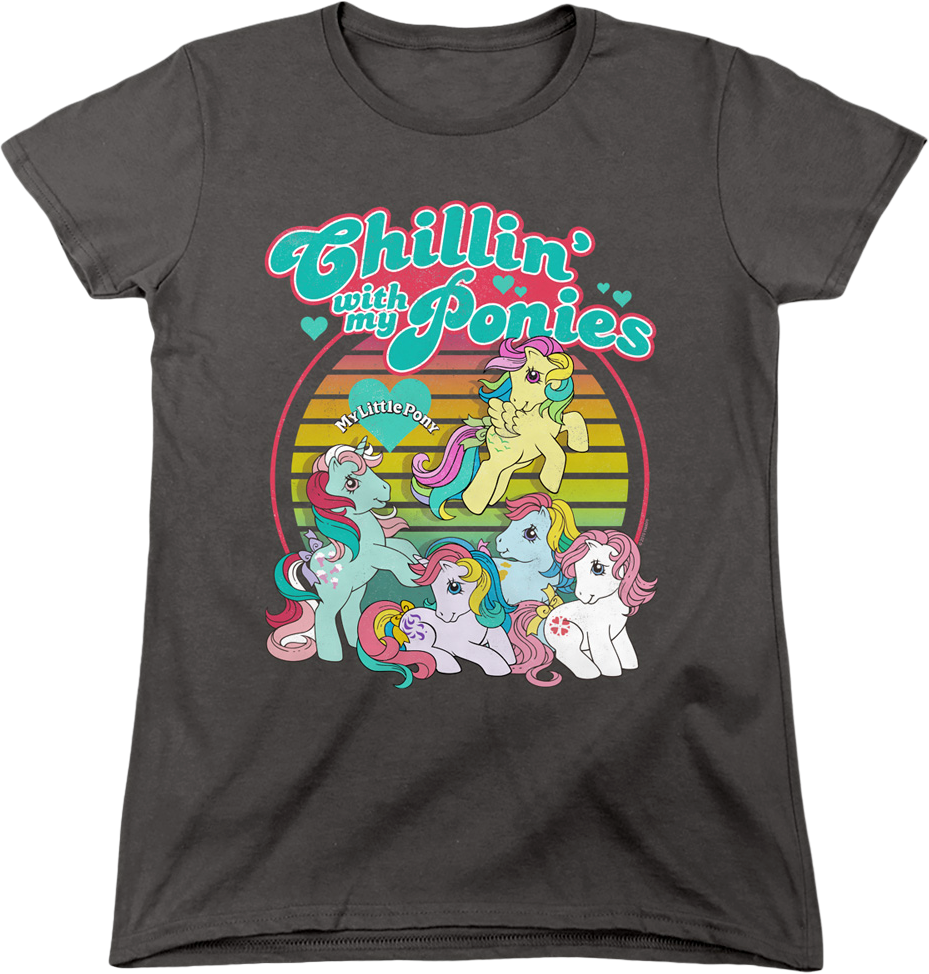 Womens Chillin' With My Ponies My Little Pony Shirt product image 1
