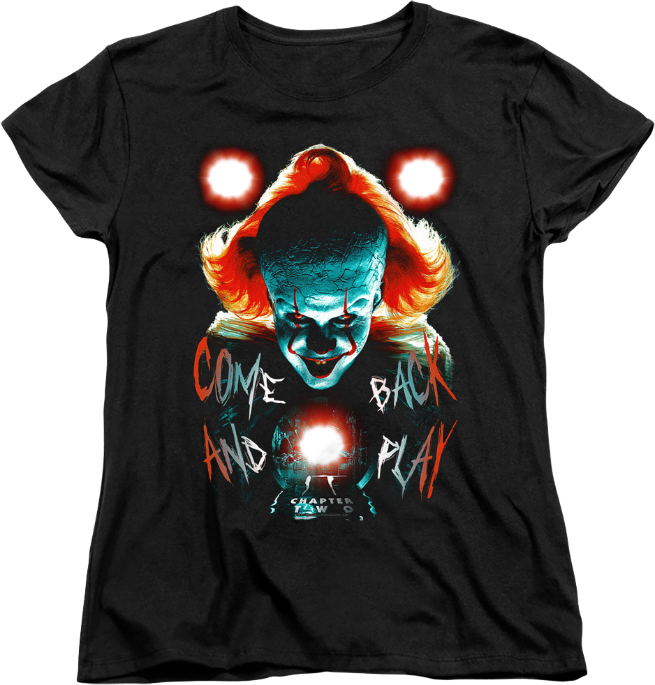 Womens Come Back And Play IT Chapter Two Shirt product image 1