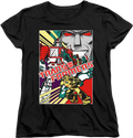Womens Comic Poster Transformers Shirt